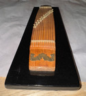Vintage Paul Marshall Hand Carved Wooden Stringed Musical Instrument Display Mcm