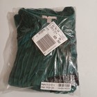 Emerald Green Knit Velour Tunic Top A-line With Pintucks - Brand New   Nwt