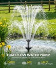 Submersible Koi Pond Filter With Fountain Pump Kit - 790 Gph 60w Energy-savin