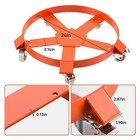 1 2pcs 55 Gal Drum Dolly Heavy Duty Barrel Cart 1000 1250lbs W  Swivel Casters