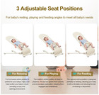3-in-1 Portable Baby Bouncer   Rocker Chair For Newborn To Toddler - 4 Adjustabl