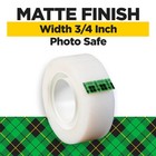 Scotch Magic Tape 4 Rolls Invisible Adhesive Tape For Office Crafts And Repairs