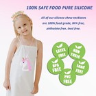 Sensory Chew Necklaces For Girls 6 Pack Autism Teething Necklace Chew Toys Se   