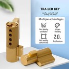 Heavy Duty Trailer Coupler Lock Hitch Lock Cylinder Security Anti Theft Truck