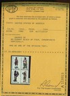 Scott 2243a American Folk Art Imperf Vertical Error Block Of 4 Stamps Nh Pf Cert