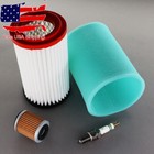 Air Oil Filter   Spark Plug For Yamaha Big Bear 250 400 Tune Up Kit New