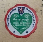 9 Antique German Nazi Glass Prosethetic Eyes With Original Box