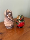 Set Of 2 Vintage  1980 s Matryoshka Russian Nesting Doll Sets  15 Pieces 