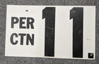 Vtg Metal 10 Per Ctn 11 Per Carton Cigarette Advertising Tobacco Sign Plaque