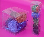 50 Pcs 2x2x7  Clear Pvc Plastic Tuck Top Box Retail Display Party Wedding Favor