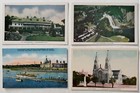 Canada Toronto Uncirculated Postcard Peco Valentine-black Deeptone Vtg Lot Of 7
