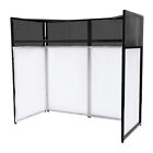  Dj Event Facade Black Scrim Metal Frame Booth  Portable Dj Booth Table 