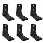 6pcs Aluminum Right Angle Corner Bracket Heavy Duty Connector For 4040 Series
