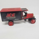  3  Vtg Ertl Diecast Metal   Plastic Delivery Truck Banks Collectibles