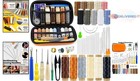 Leather Sewing Kit 60pcs Upholstery Thread Needles Awls Repair Craft Diy
