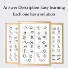Metal Wire Puzzle Set Of 24 With Pouch brain Teaser Iq Test Trick Toy For Party
