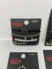 Stranger Things Necklace With Charms Eleven Upside Down Lot Of 4