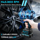 Brushless Cordless 1 2    High Torque Electric Impact Wrench 1300 N m