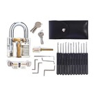 30pcs Lock Set Picking Kits Waterproof Metal Tubular Hook For Pick Raining Tools