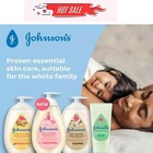Johnson s Creamy Oil Baby Body Lotion With Aloe   Vitamin E  8 Oz Pack Of 2