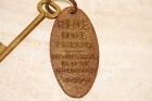 Vintage Palace Hotel Madrid Room Skeleton Key And Brass Fob   364