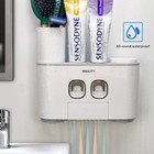 Toothbrush Holder Multi-function Wall-mounted Automatic Toothpaste Dispenser    