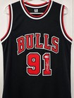 Bulls Dennis Rodman Authentic Signed Black Bulls Jersey With Authentication