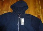 Rapha Men s Cotton Zip Hoodie Jacket Navy  190 Size Large    nwt