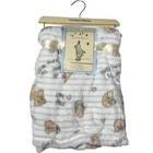 New Winnie The Pooh Bear Collection Disney Plush Baby Blanket Sweet As Honey