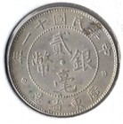 Coin China  republic  Kwangtung 20 Cents 1922 Y423  Silver