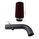 High Flow Tb48 Cold Air Intake Kit Aluminum Pipe For Nissan Patrol Y61 4 8 01-16
