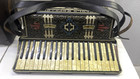 Antique Paolo Soprani 41 Key Accordion W plastic Case - For Parts Or Repair