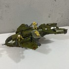 Halo Mega Bloks Usnc Pelican Dropship Set 96824 No Box 4 Mini Figures   Manual