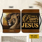 There Is Power In The Name Of Jesus Bible Cover Custom Lion Christian God Bible