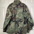 Us Army Cold Weather Field Jacket Large Coat Woodland Camo Military Short W Hood