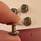 Vintage 1990s Collar Buttons Shirt Studs Tuxedo Buttons Formal Wear Set Of 4