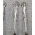 1847 Rogers Bros Teaspoons Set Of 6 Charter Oak Silverplate Antique Flatware 6in