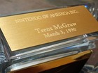 Vtg Nintendo 10yr Employee Award Bulova B9803 Clock 10k Super Mario Detached