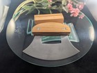 Traditional Alaska Ulu Knife With Stand Souvenir Or Use Alaska The Last Frontier