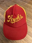 True Vtg 70s 80s Stroh s Beer Meshback Trucker Cap Snapback Baseball Hat Beat-up