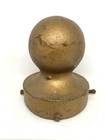 Antique Cast Iron Cannon Ball Fence Gate Post Top Finial 6  T Set Screws