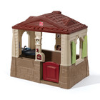 Cottage Ii Brown Playhouse Plastic Kids Outdoor Toy Backyard Fort Tree House