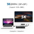 Universal Usb-c Laptop Docking Station   Dual 5k 4k Monitors  65w Charging 6 Usb