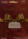  50 Visa Physical Gift Card - Activated - No Fees - Ready To Use