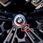 Bmw M Sport Alloy Wheel Rim Badge Emblem Self Adhesive Stickers 17mm X 9mm 4x