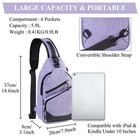 Vaschy Sling Bag For Men Women  One Strap Over The Shoulder Cross Body Backpa   
