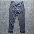 Birddogs Men   s Lined Jogger Pants Gray Stretch Athletic Tapered Size L  Nwot