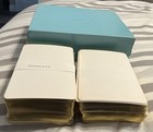 Vintage Tiffany   Co  5 5 X 4    Blank Gold Embossed Notecards