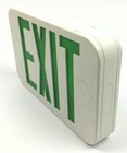 Progress  Exit Sign Lighting 120v White Board Integrated Led Green Petpe-ug-30