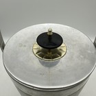 Vtg Mid Century Modern Atomic Kromex Spun Aluminum Ice Bucket Barware Bar Large